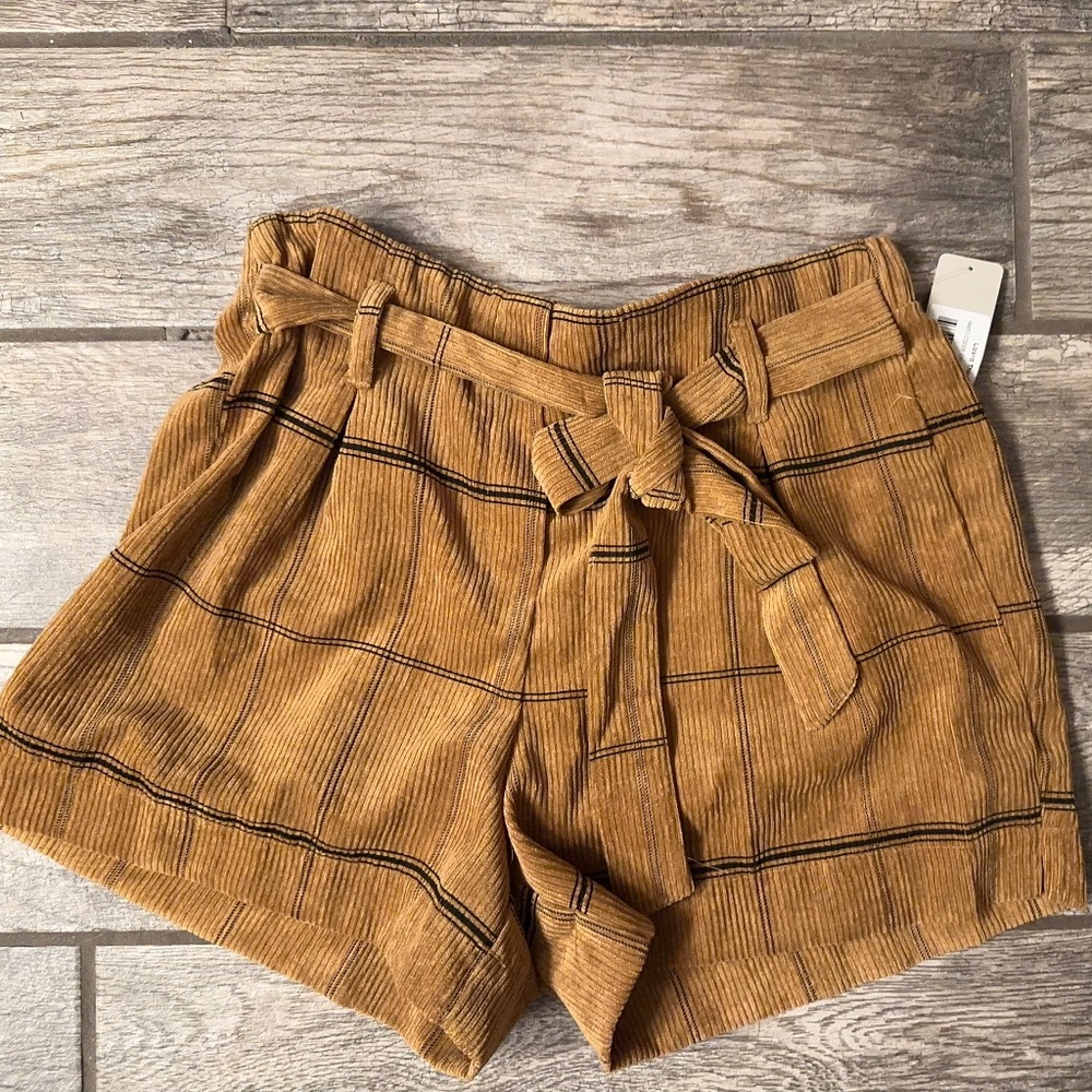Lizard Thicket - Anna Grace - Camel Corduroy Shorts